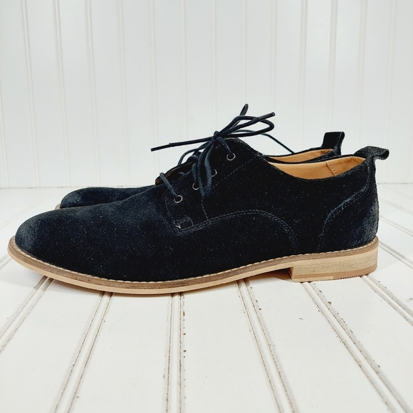 Steve Madden Other - Steve Madden Tulsa Black Suede Lace Up Oxfords i237